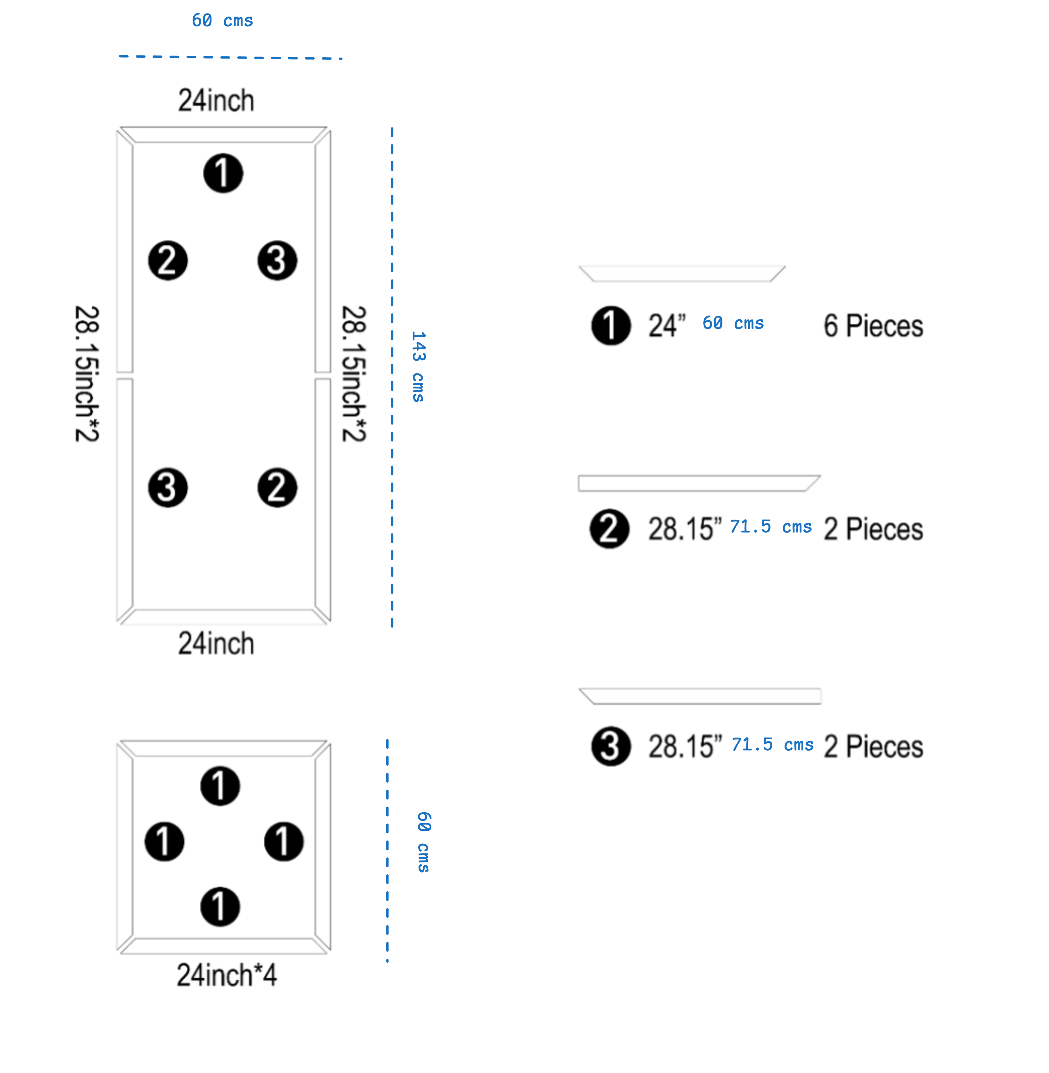 Classic Panel Trim - Set