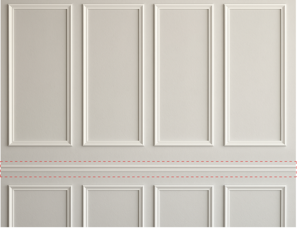 Classic Chair Rail - Set