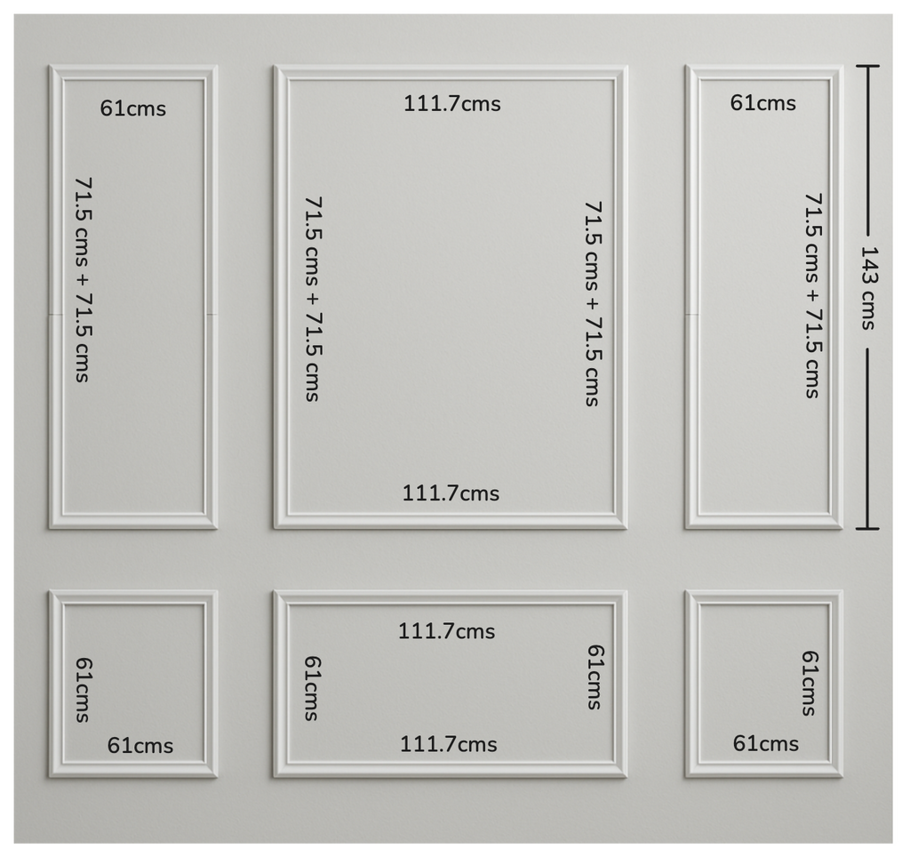 Grand Feature Wall Trim - Set